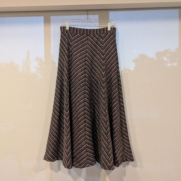 Maeve by Anthropologie Chevron Shine Skirt - Picture 3 of 5